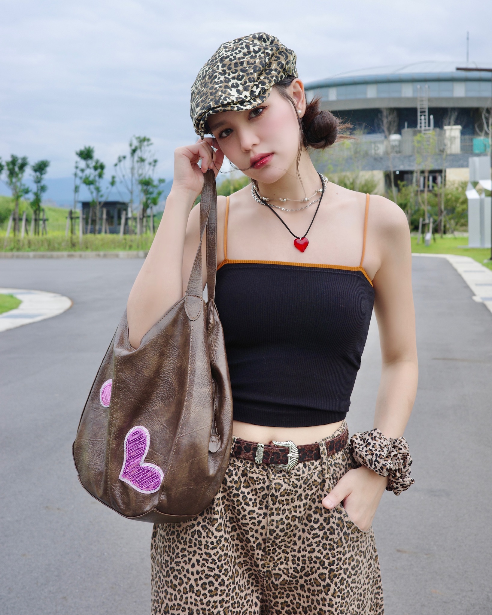 撞色美背小背心🍬帶胸墊打底內搭