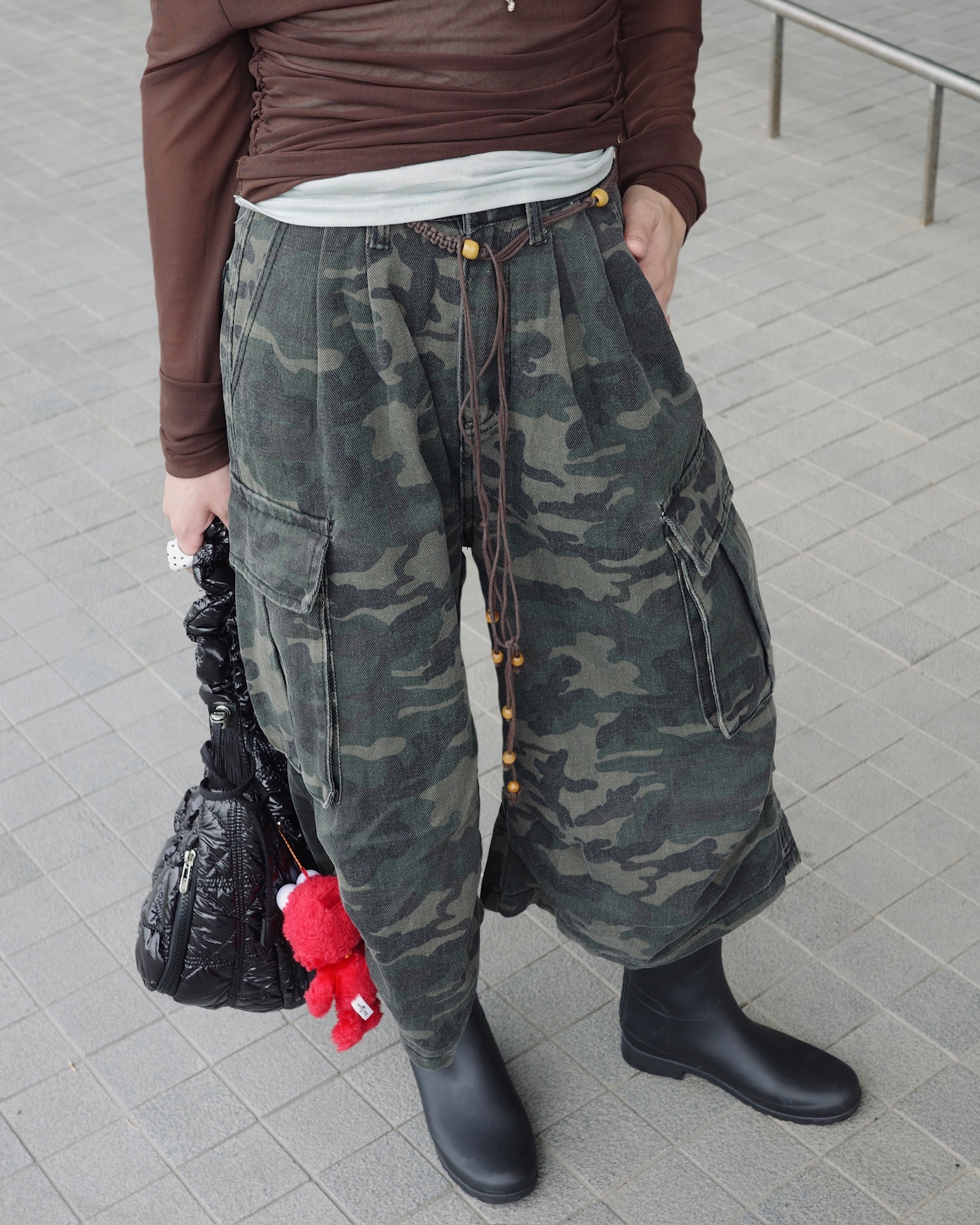 美式復古迷彩工裝褲🪖