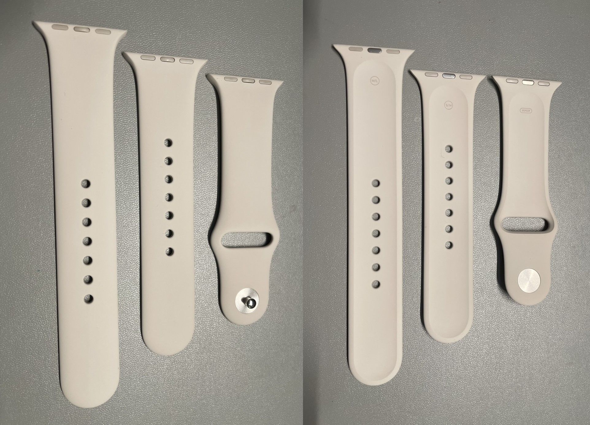 Apple 蘋果原廠 矽膠 運動型 錶帶 星光白 適用於 38mm 40 mm 42mm 透氣 耐磨 運動 S10 S9