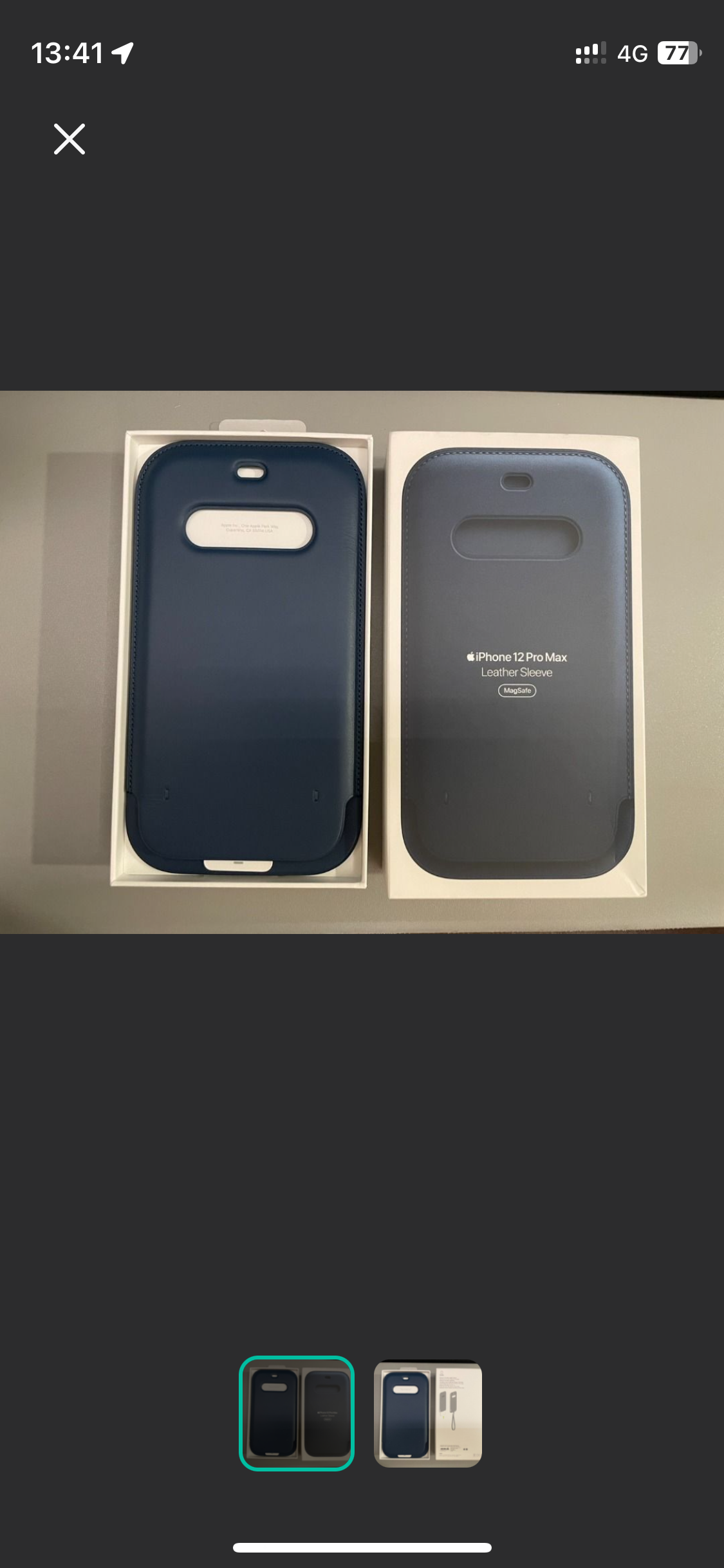 iPhone 12 promax mini Leather Sleeve 原廠皮革手機套