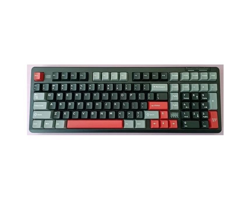 全新!!無線 三模 機械鍵盤 凌豹 K98 暗勇者 98配列 滿填充 五層聲音包 有線 2.5G 藍芽 熱插拔 PBT鍵