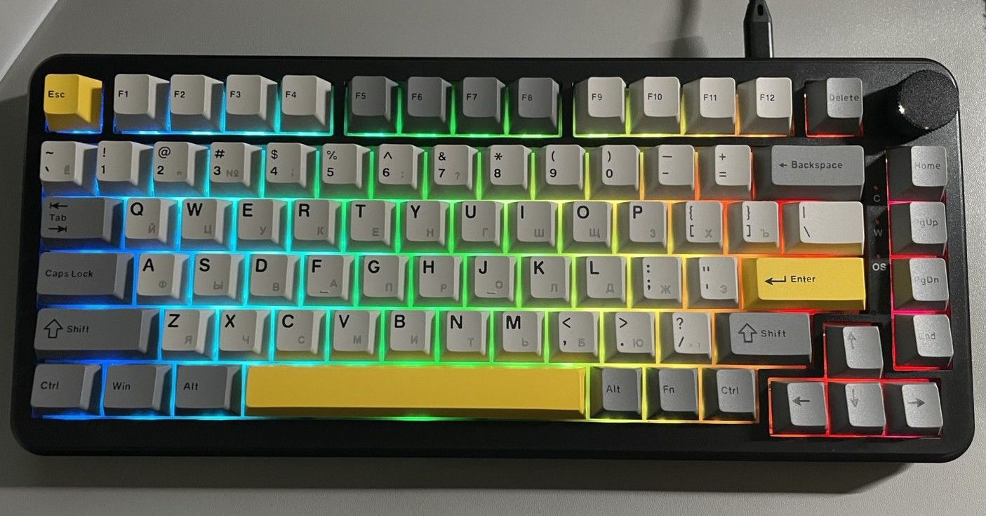 全新 Ajazz 黑爵 AK820max 磁軸版 75配列 熱插拔 GASKET 電競 遊戲 音遊 瓦羅蘭 特戰英豪