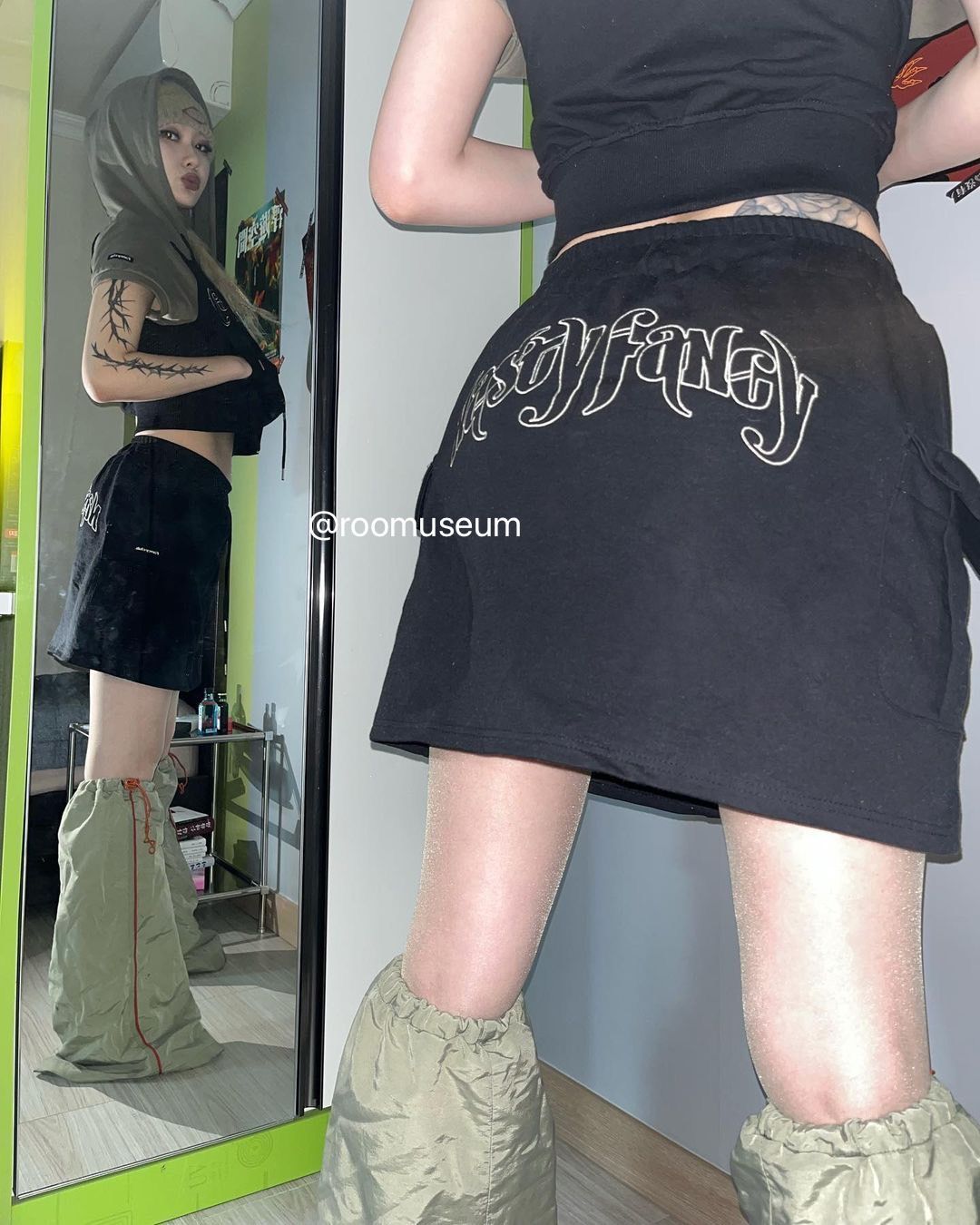 Fancy club ZEST CARGO MINI SKIRT _F23QD835
