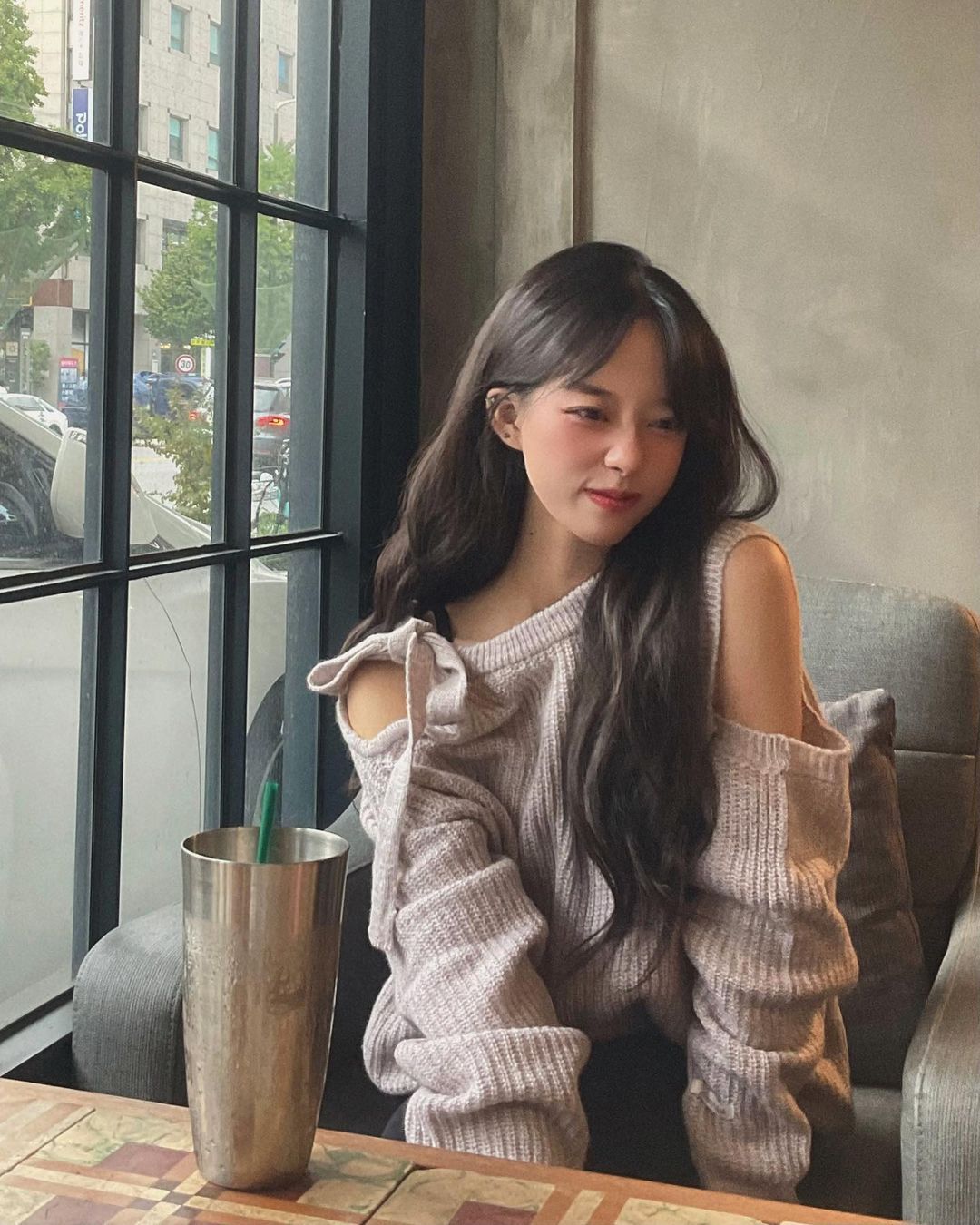 Fancy club RIBBON ONE-SHOULDE R KNIT F24ZB054