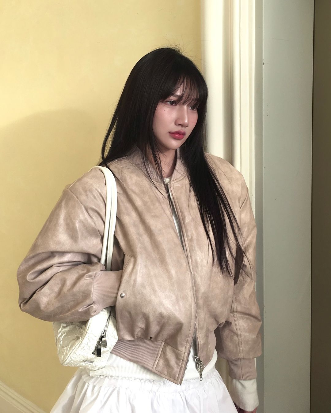Fancy club 雙面 QUILTING REVERSIBLE EMBO JUMPER _F24ZA956