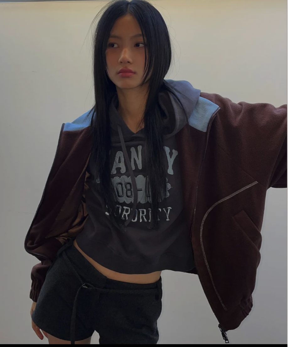 Fancy club HIGH NECK FLEECE BLOUSON F24ZA957