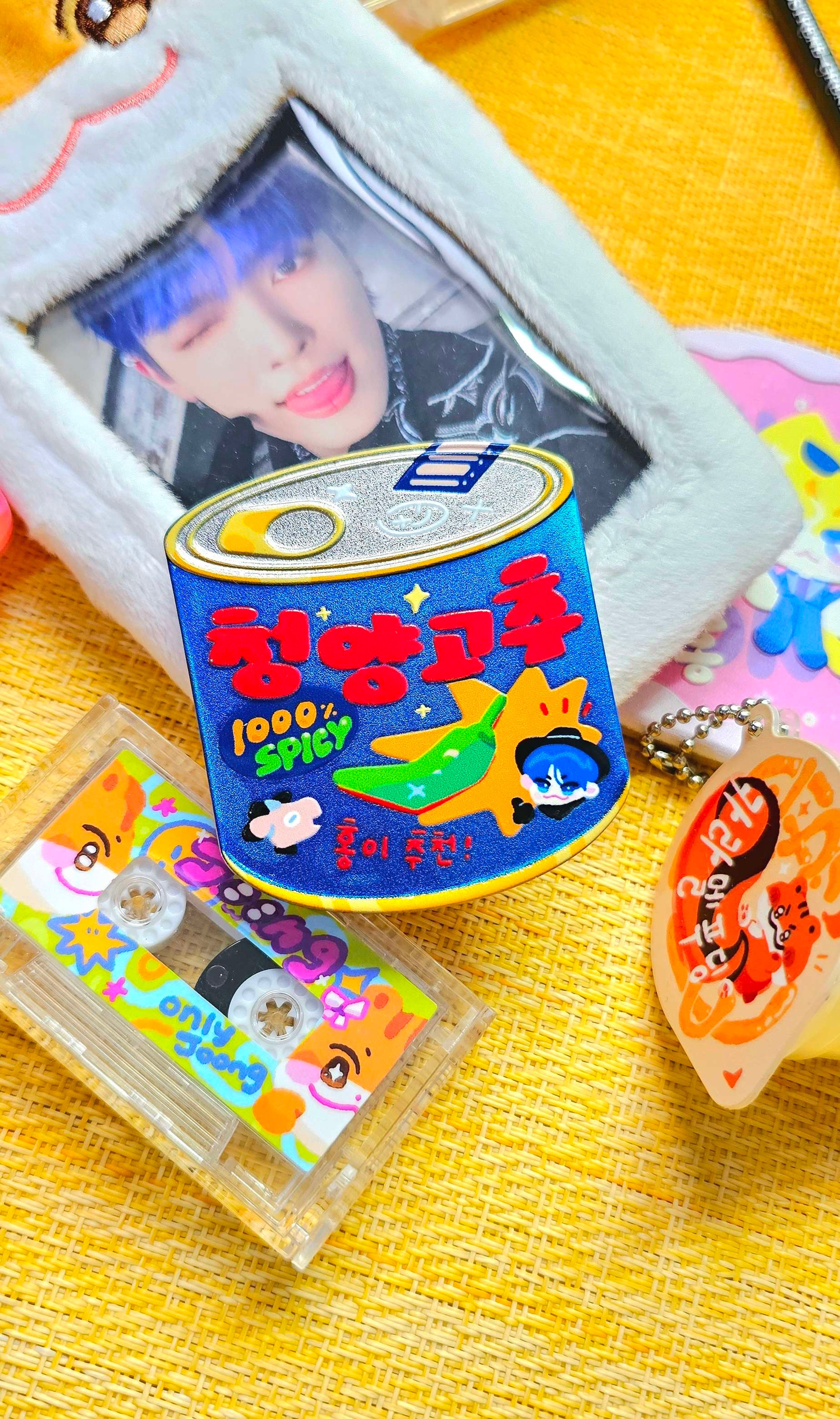 青陽辣椒 浮雕罐頭徽章