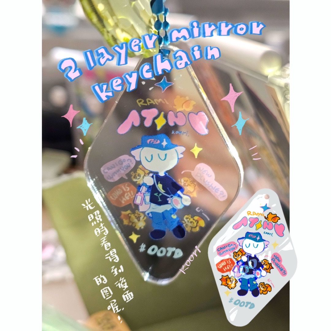 梯尼OOTD_特殊鏡面吊飾