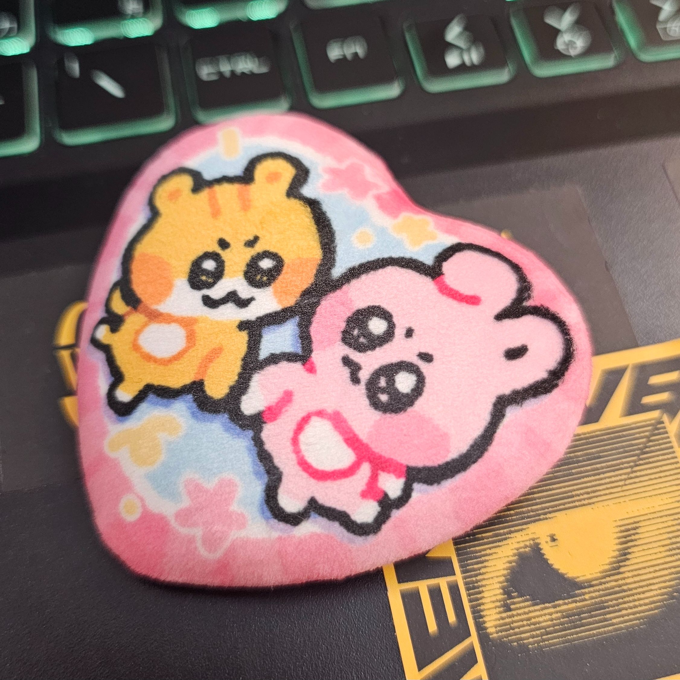 愛心MATZ毛絨徽章