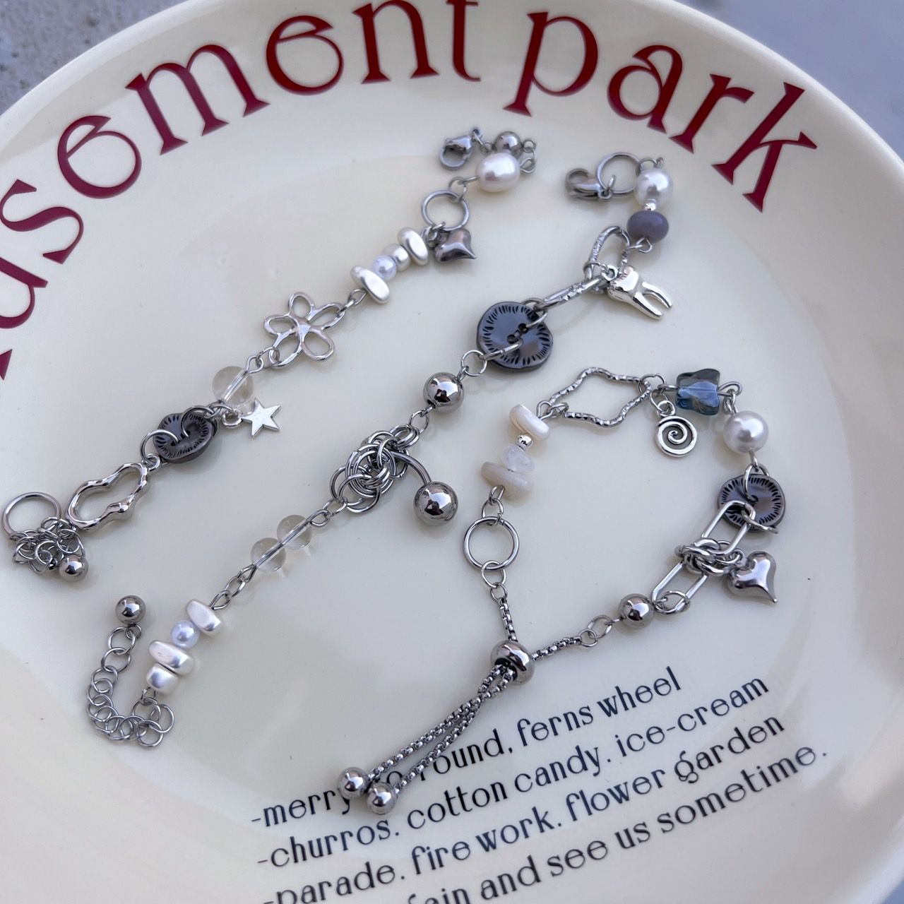 bw自製鈕扣手鍊 ꒰ෆ