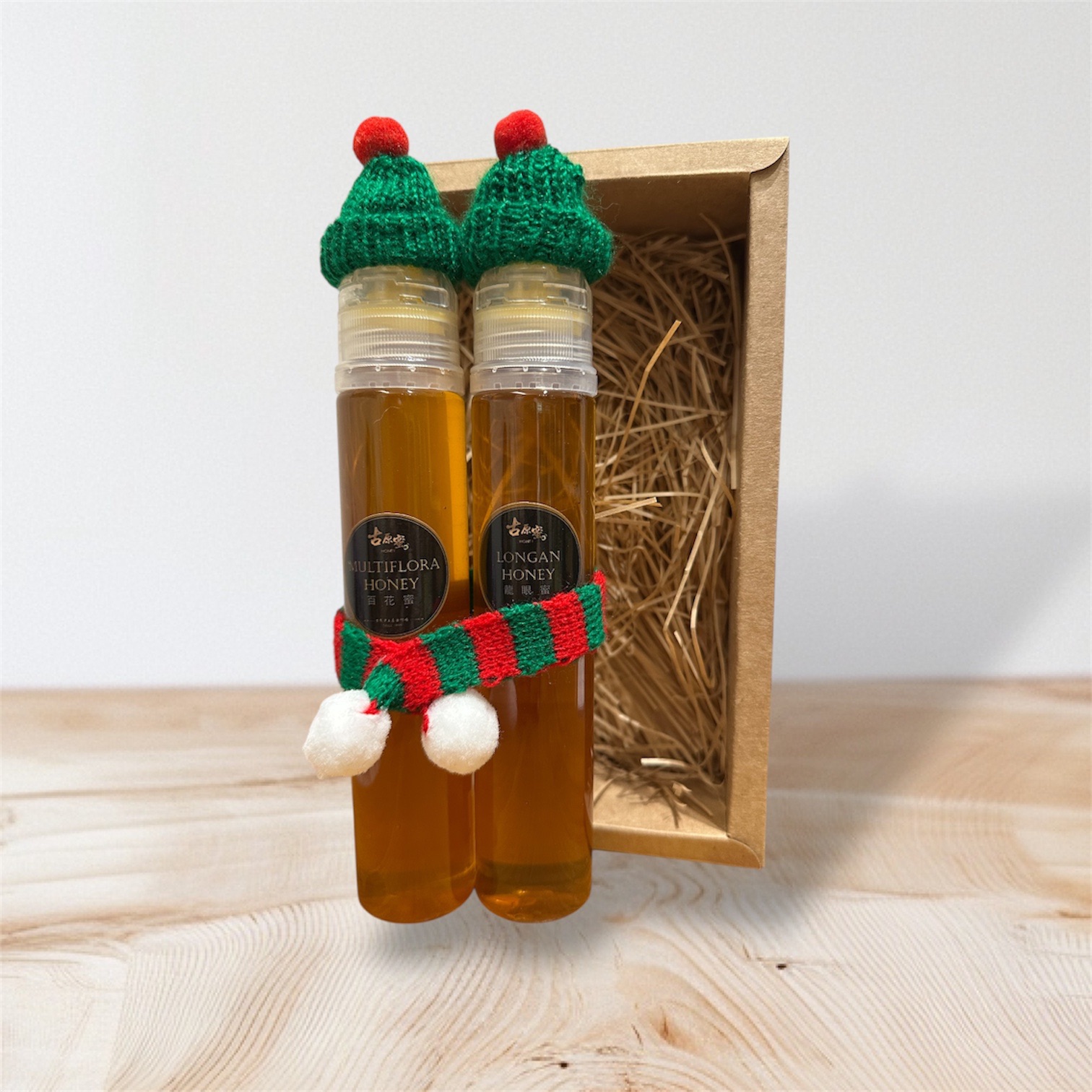 古原蜜-聖誕禮盒擠壓瓶