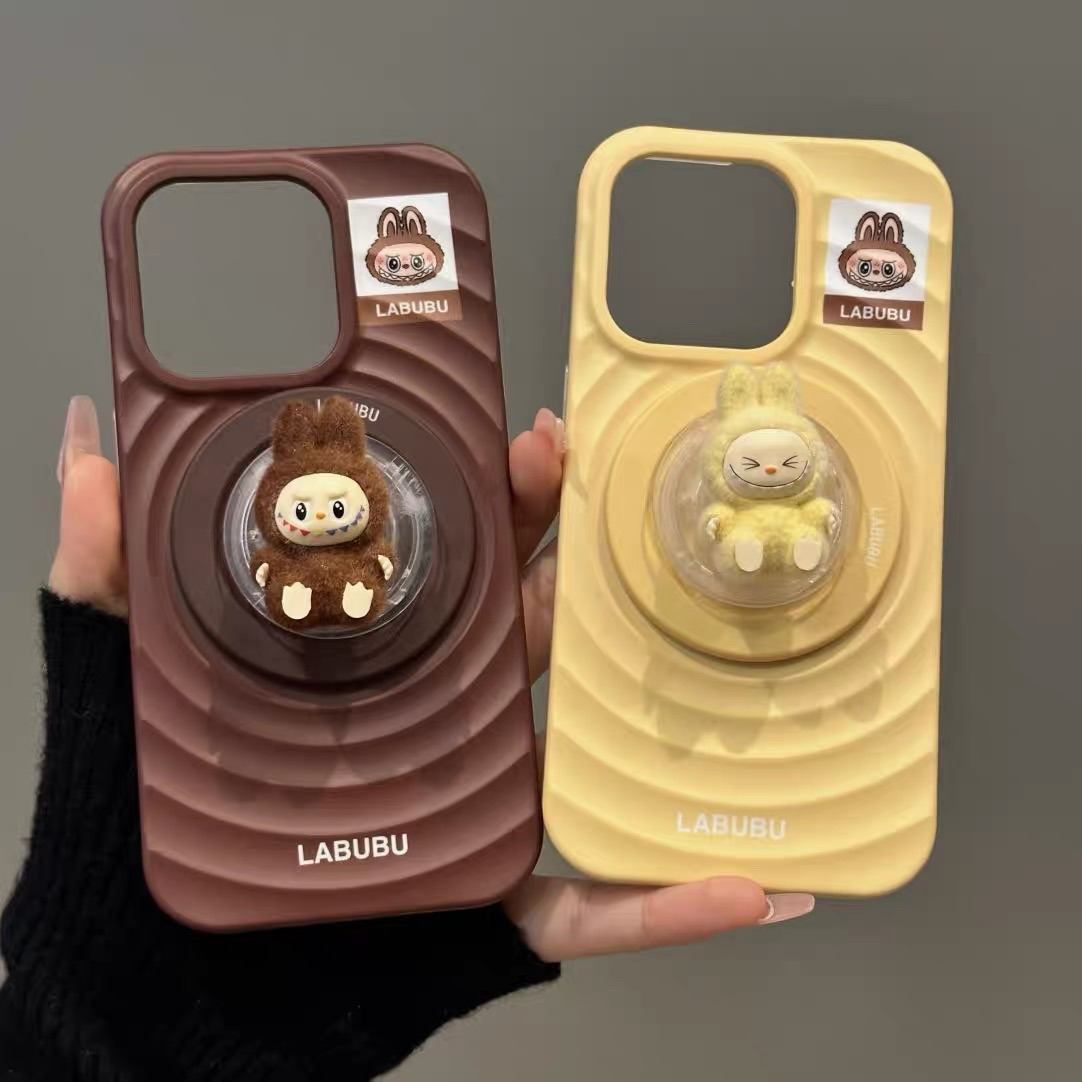 波紋iPhone手機殼+拉布布支架
