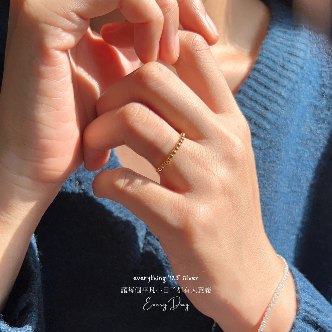 [預購] 質感 stainless steel 不鏽鋼．圓滾滾波堤戒指