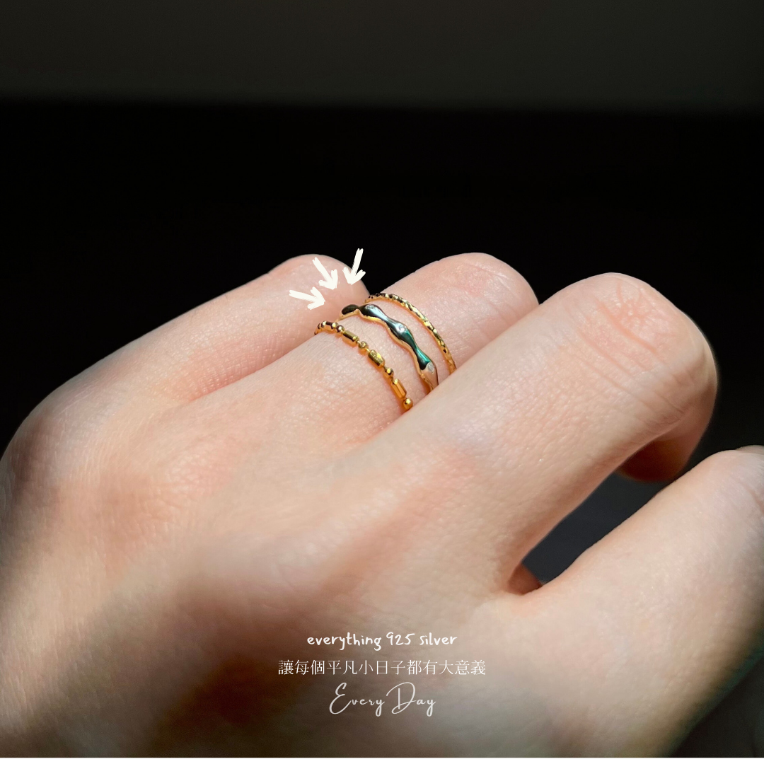 [3月新品] 質感純銀．藍眼睛莫桑鑽戒指