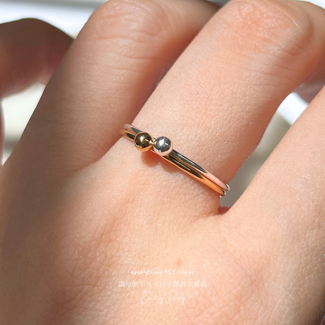 [5月新品 / 14K包金再登場] 質感飾品．泡泡糖戒指