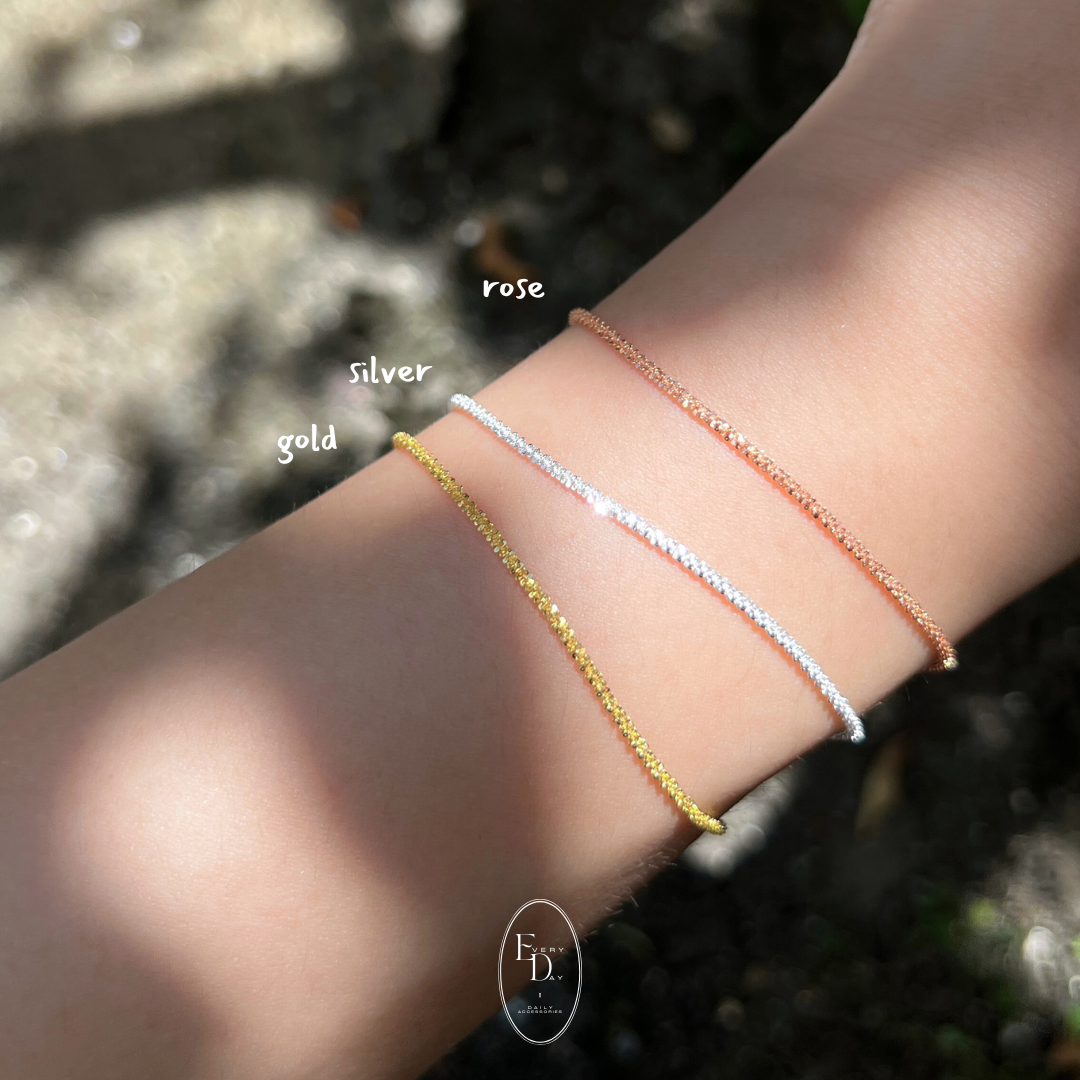 [8月新品！詢問度超高~] 質感純銀．夏祭花火手鍊