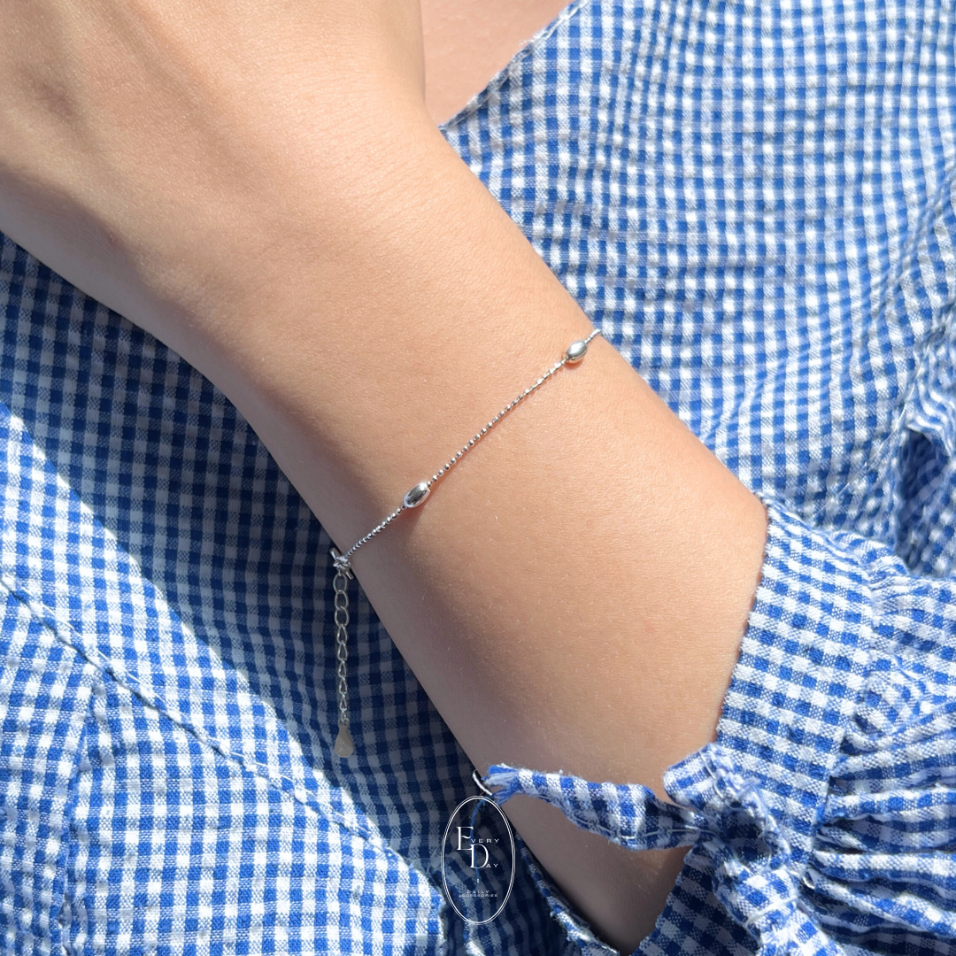 [10月新品！究極日常] 質感純銀．olive手鍊