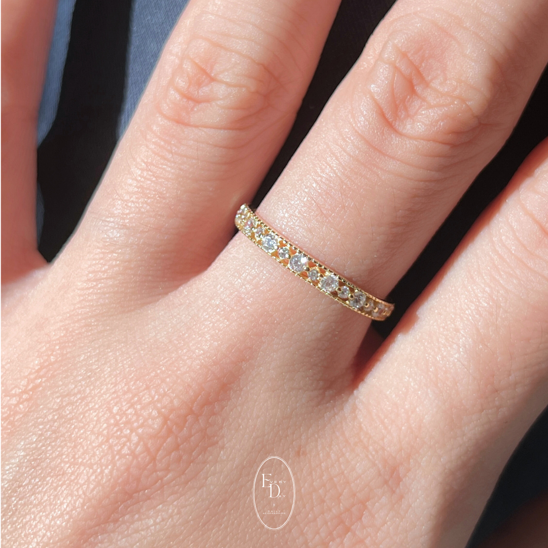 [12月新品！復古小公主的戒指] 質感純銀．古董蕾絲線戒