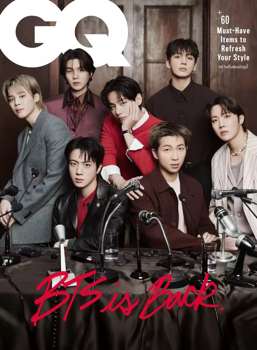 2/22預購｜GQ Thailand-封面BTS
