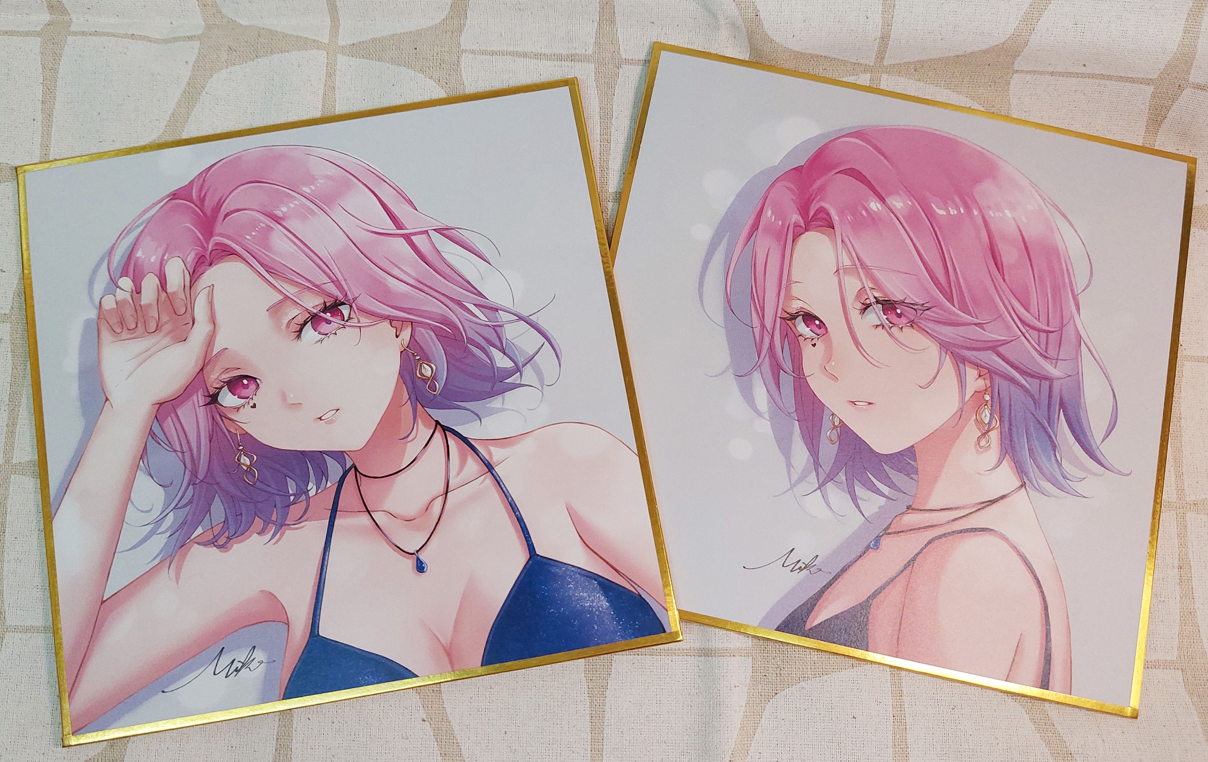 夏日Miko簽名色紙