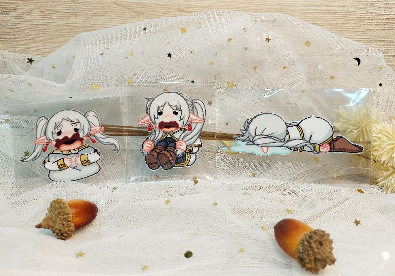 芙莉蓮哭哭 水晶轉印貼紙