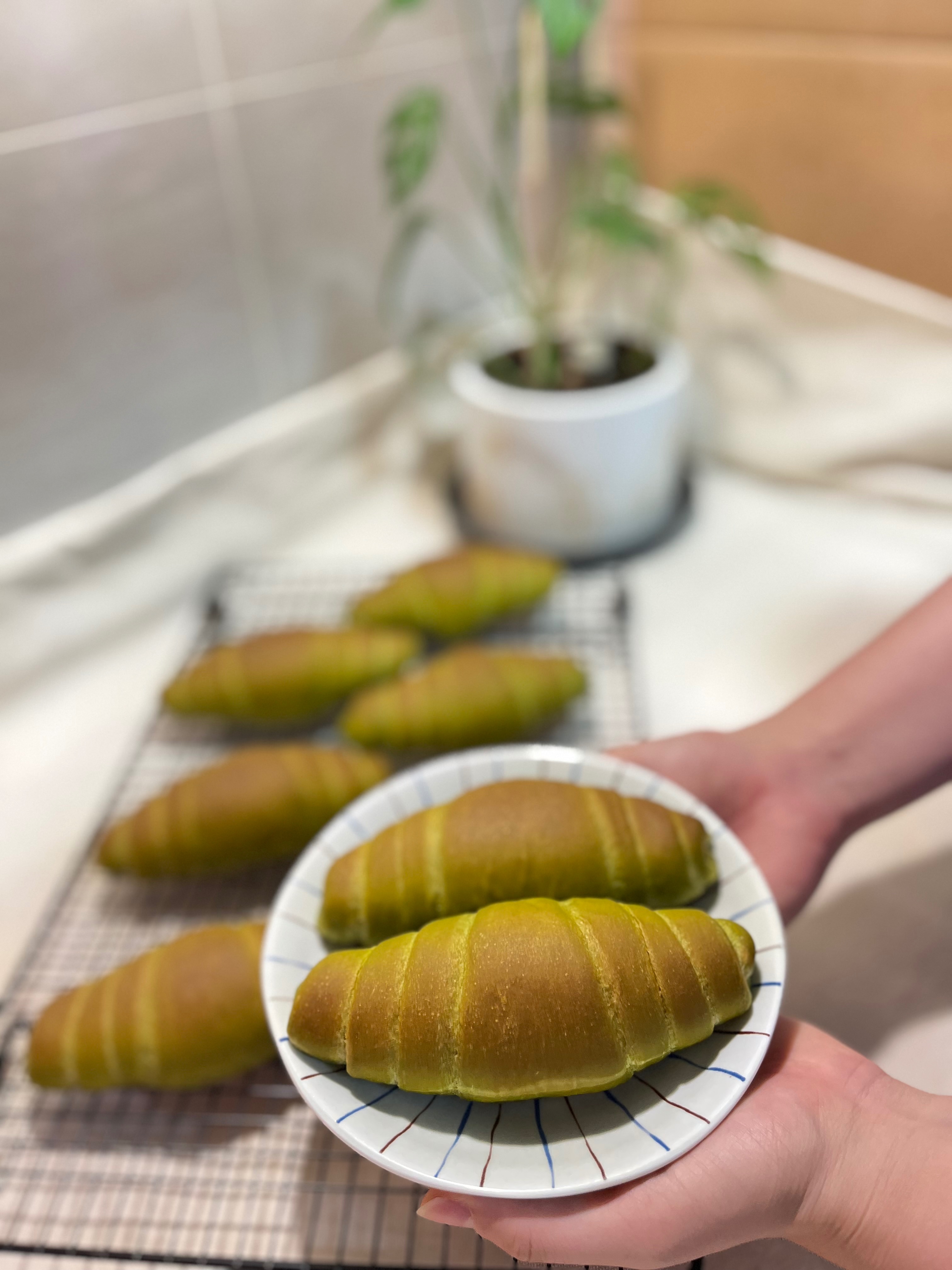 抹茶奶油捲