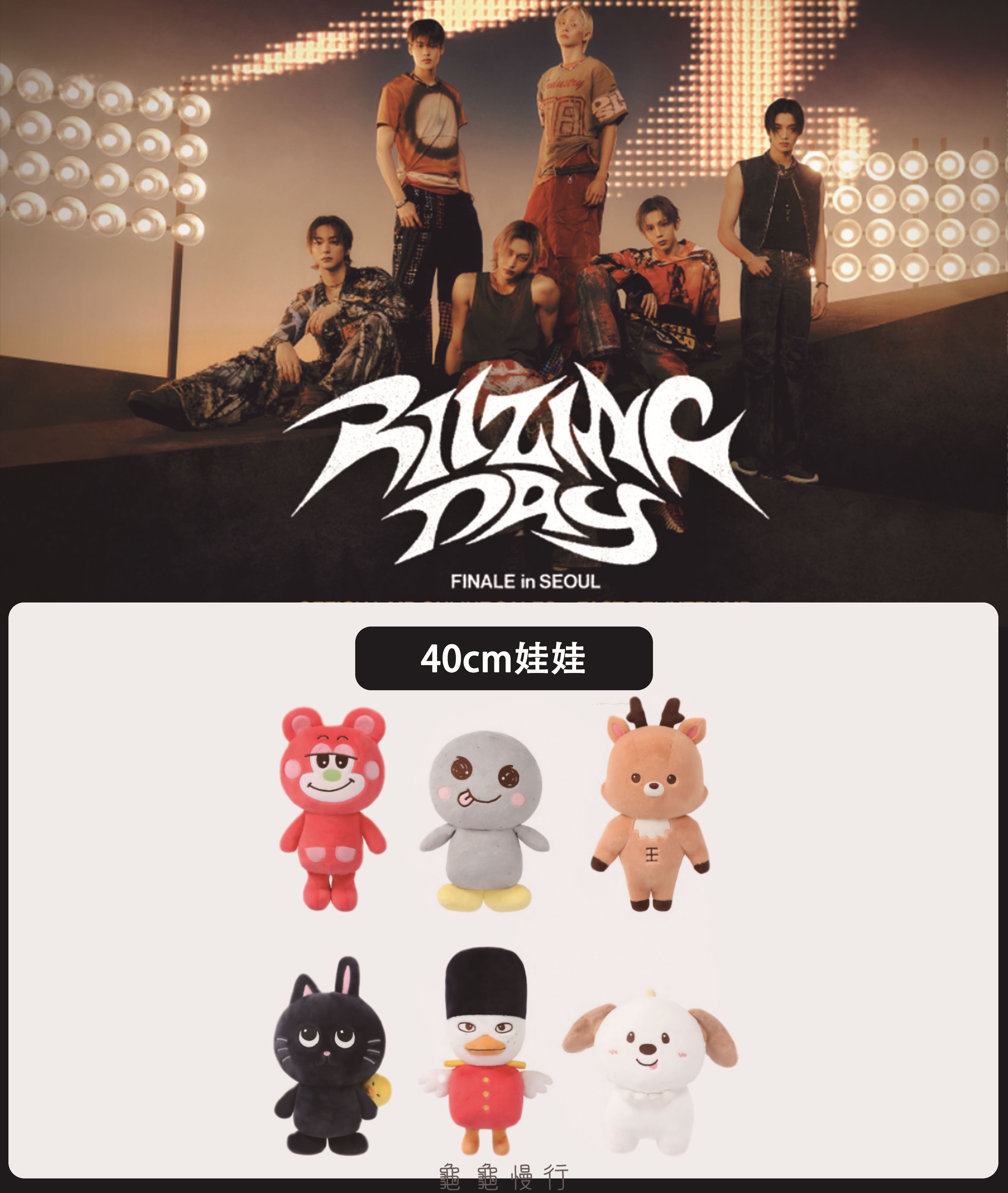 🐢【預購中】RIIZE FAN CON ＜RIIZING DAY FINALE＞安可演唱會周邊第二期-40cm娃娃🐢