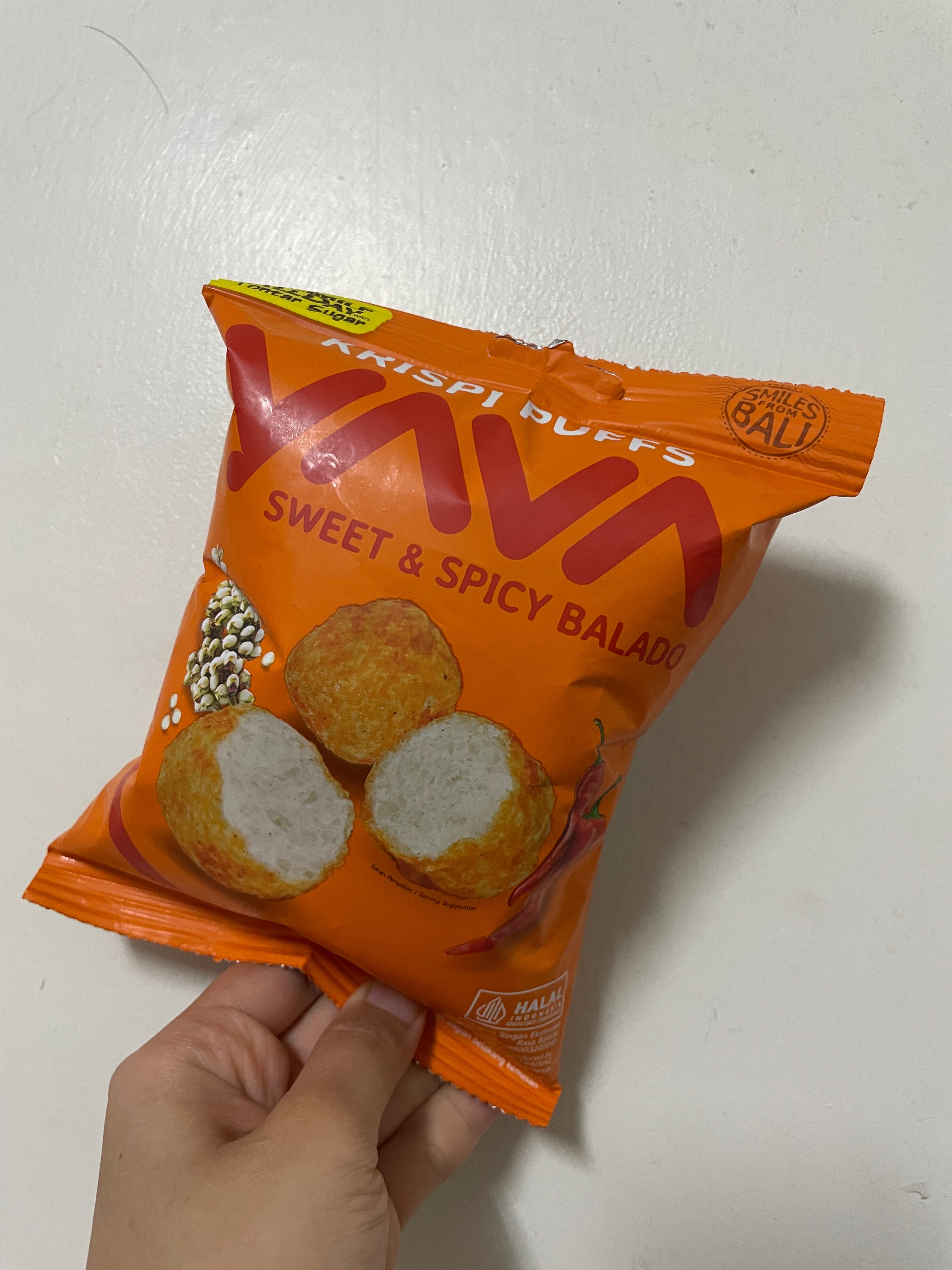 甜辣口味高粱泡芙