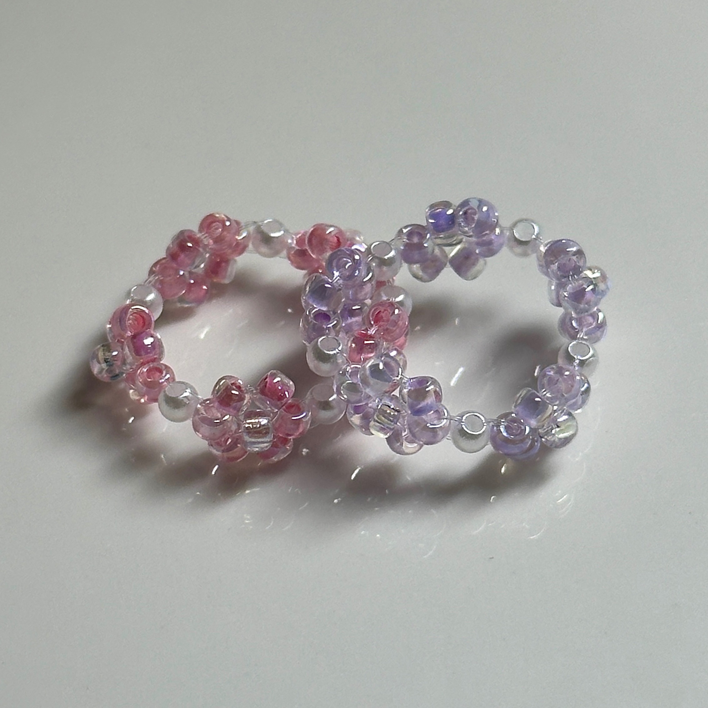 R01 冰塊感小花戒指