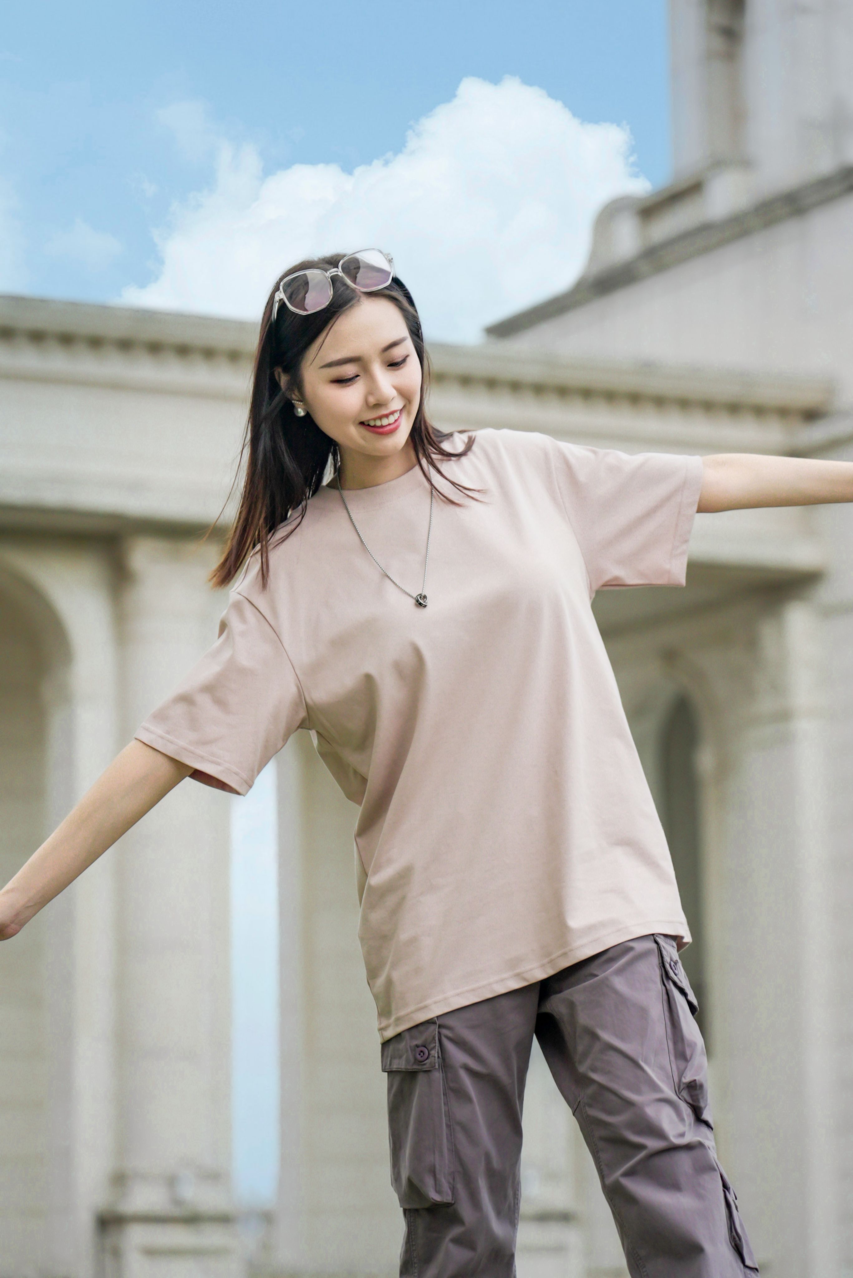 -現貨-男女同款-73%純棉冰紗百搭T