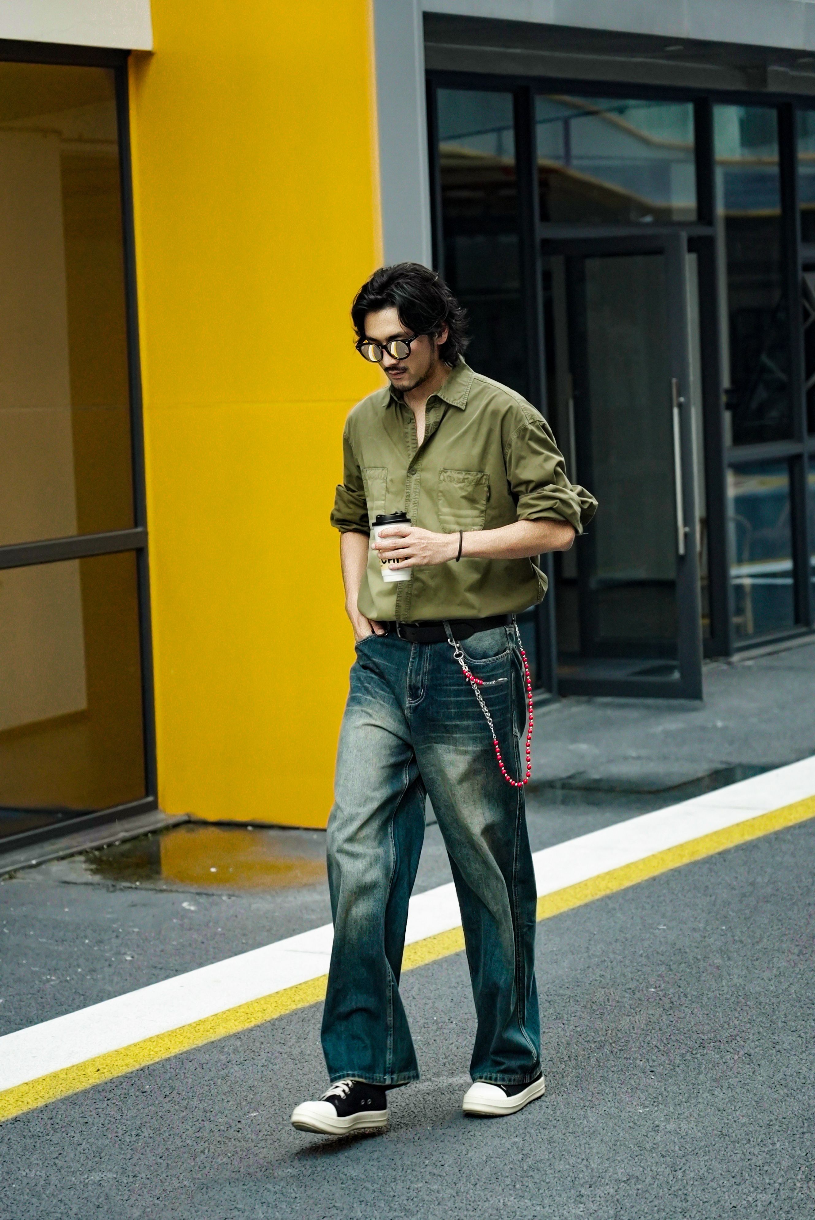 -預售- 男女同款100%純棉工裝襯衣