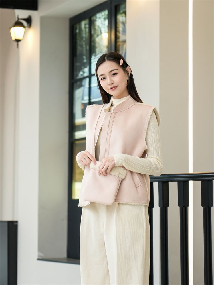 -預售-韓式刷毛馬甲（買就送馬甲本布製作的小包包）