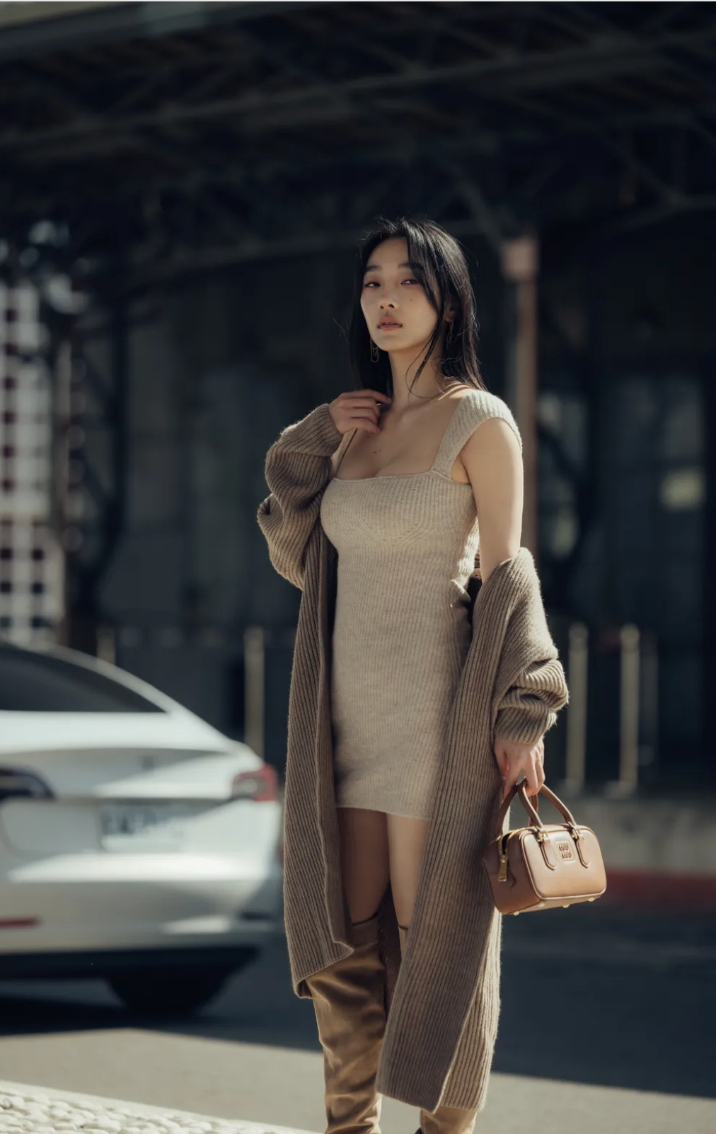 【Beigy】針織Bra Dress官網已斷貨