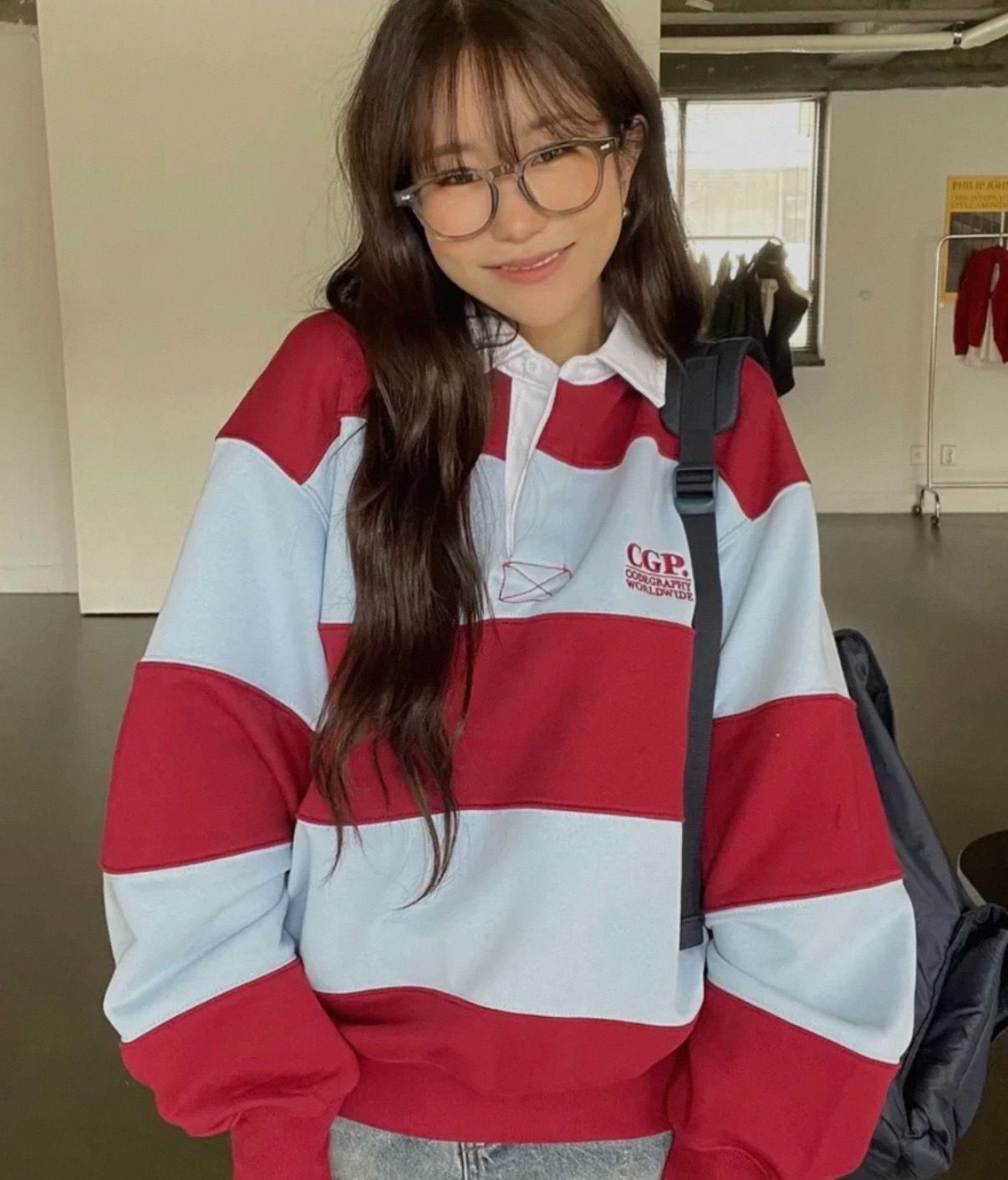 【CGP】韓國潮牌撞色大學T