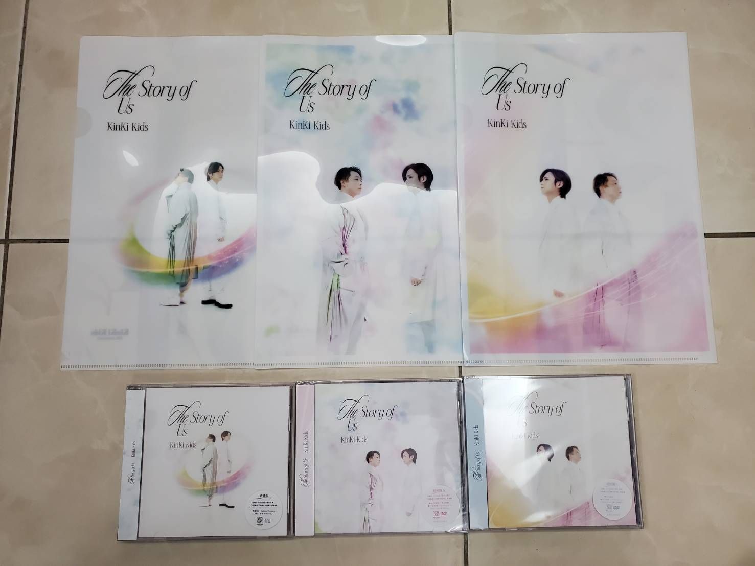 單曲 The Story of Us 全新未拆+資料夾 初回A+初回B+普通盤
