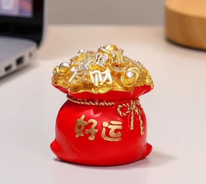 吉祥物好運財袋家居擺件