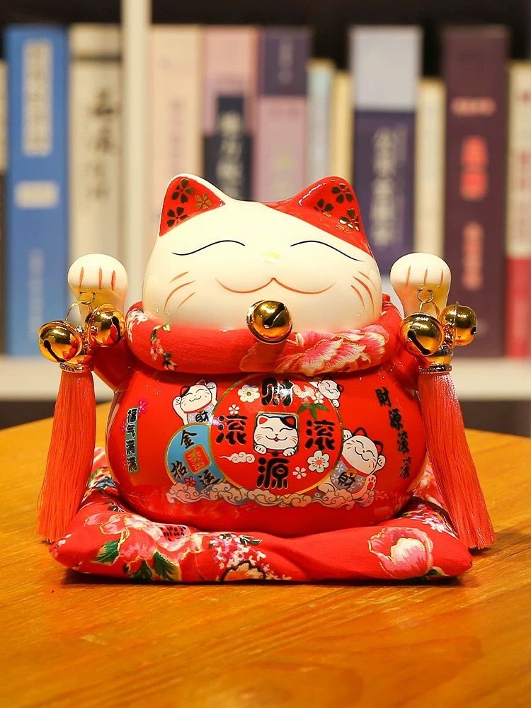 新款招財貓擺件存錢儲蓄罐