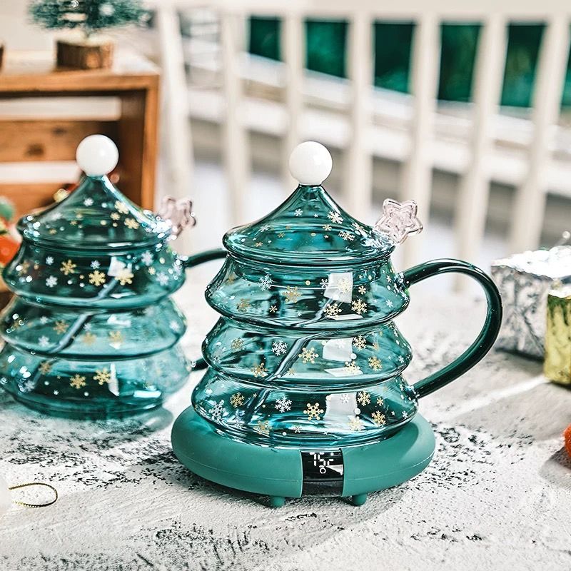 聖誕節高顏值家用玻璃馬克杯