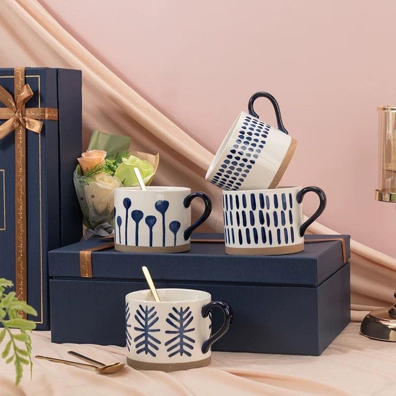 高顏值日式復古咖啡杯