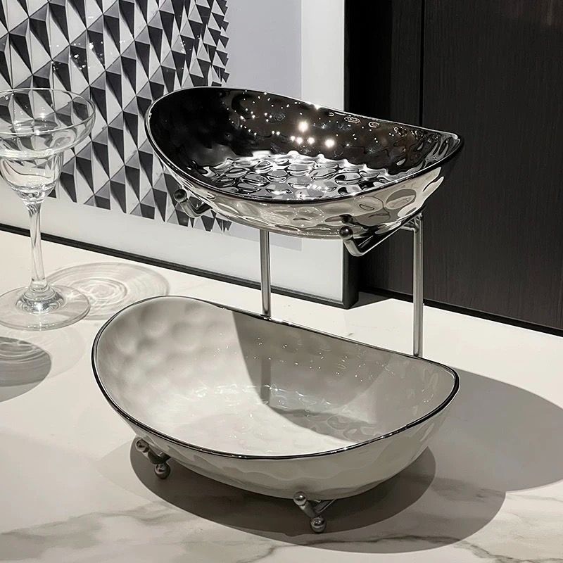 網紅爆款果盤家用客廳茶几水果盤展示架