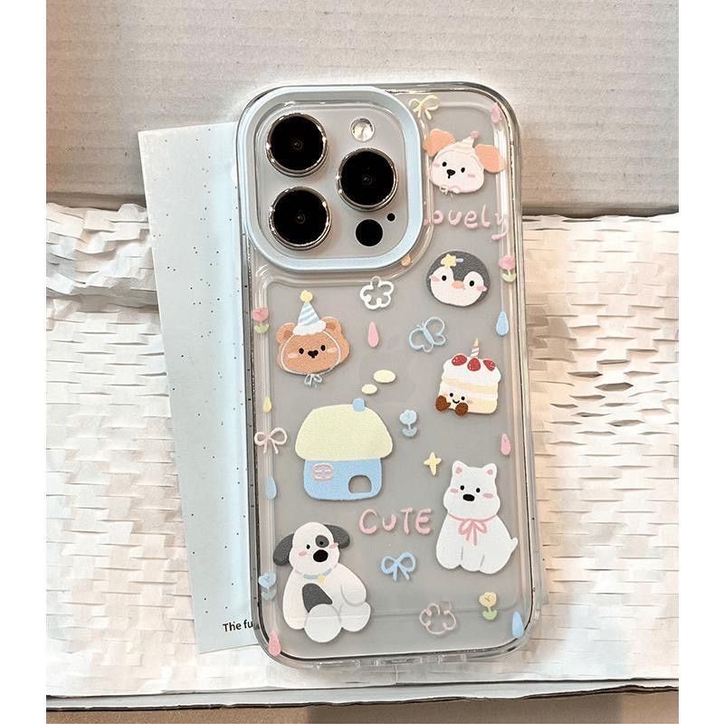 蛋糕小狗企鵝手機殼📱