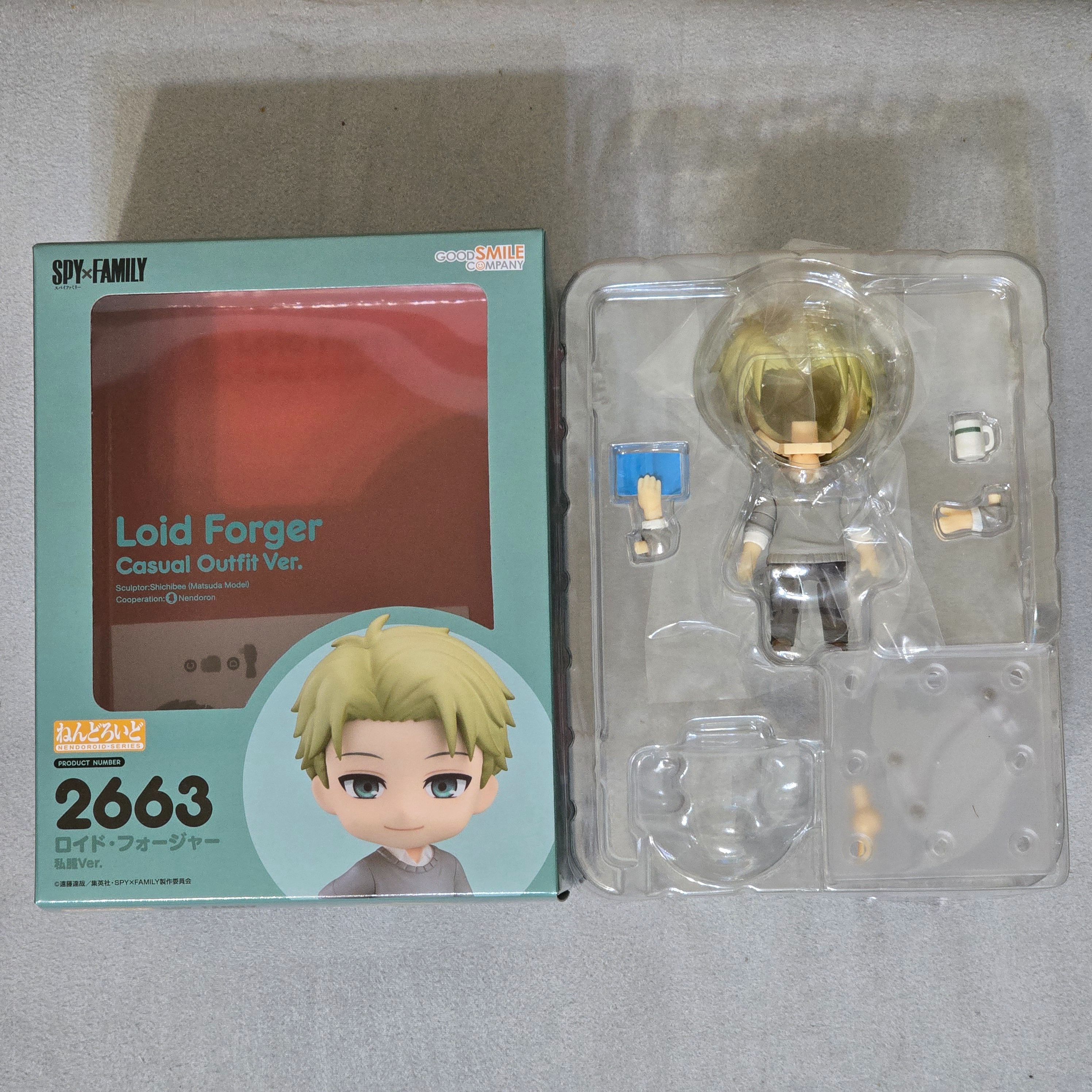 【GSC】 黏土人 2663 間諜家家酒 洛伊德 私服Ver 頭髮+身體組