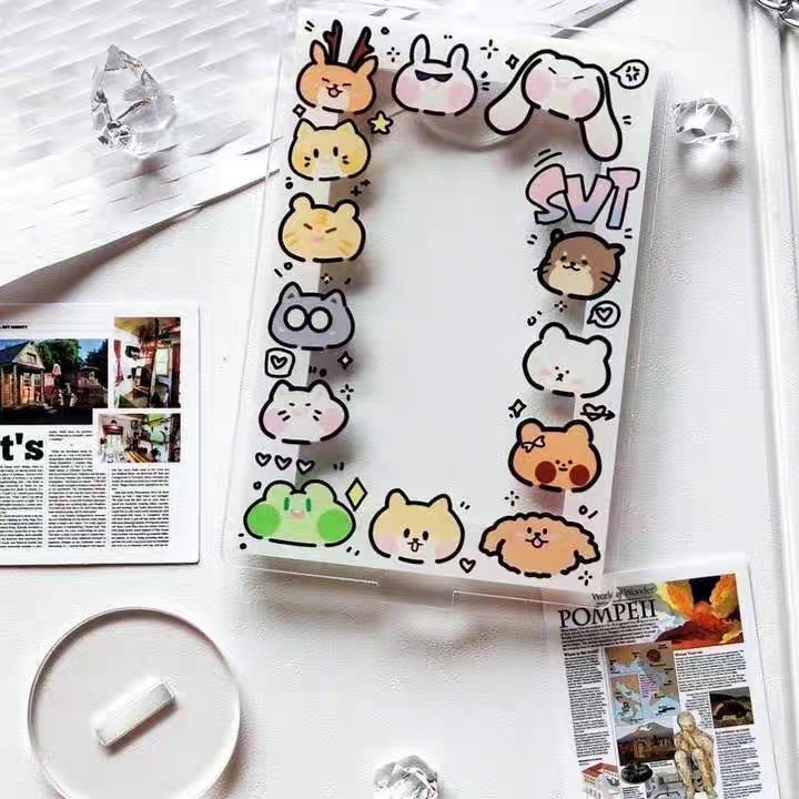 可愛動物小卡展示立牌 現貨 請下包手 $10