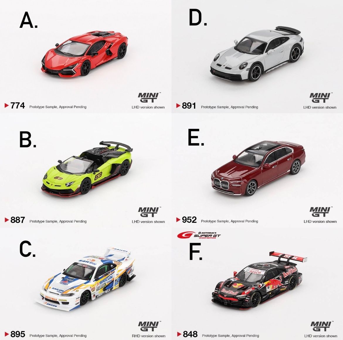 5月 MINI GT 新品現貨區（點擊選項有圖片可參考）