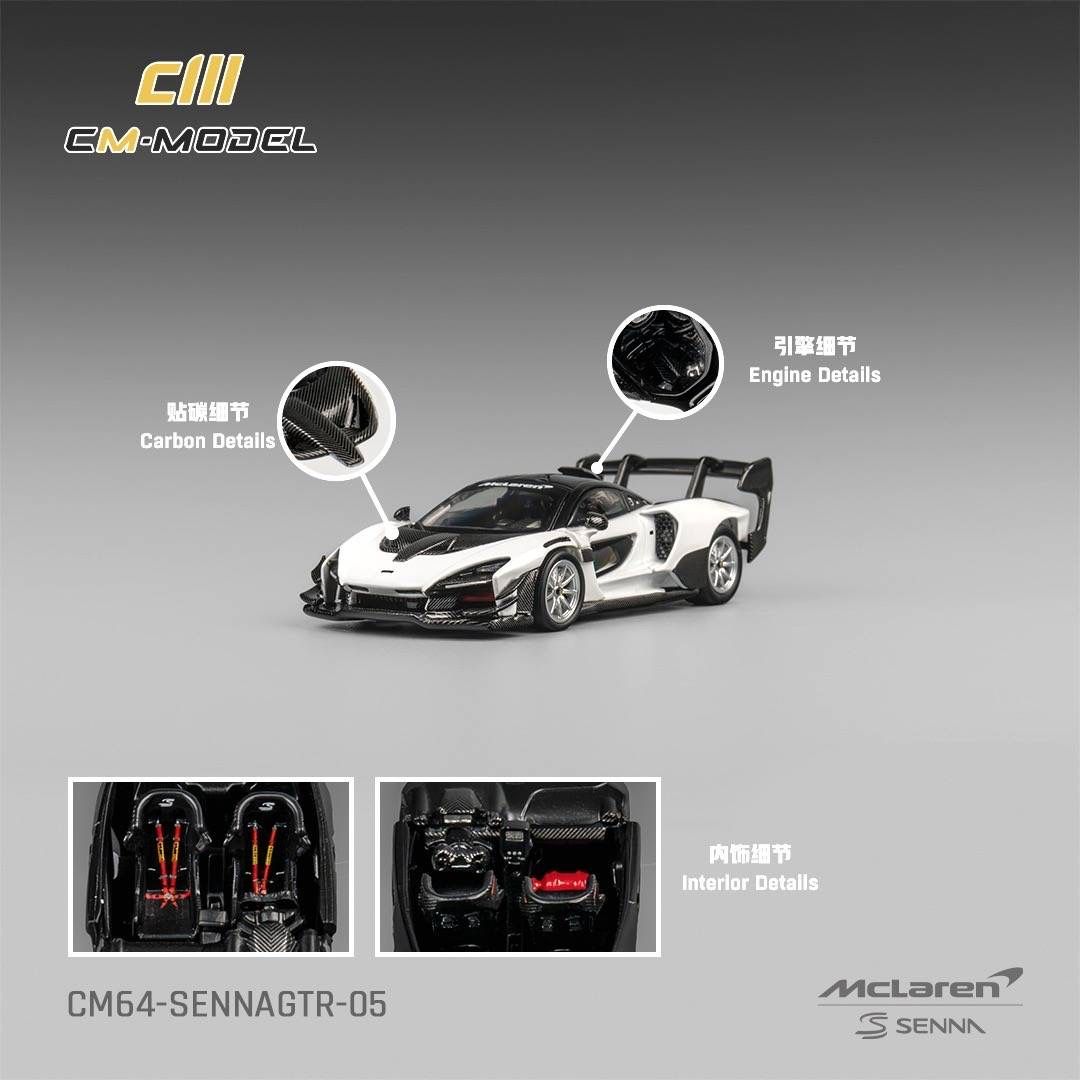 CM model McLaren Senna GTR 白色