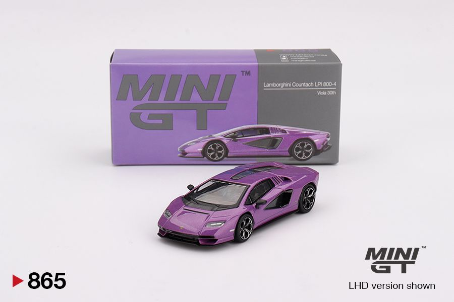 ＜阿爾法＞MINI GT No.865 Lamborghini Countach LPI 800-4 Viola