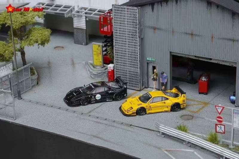 Star model 1/64 Ferrari F40 LBWK 後引擎蓋可開