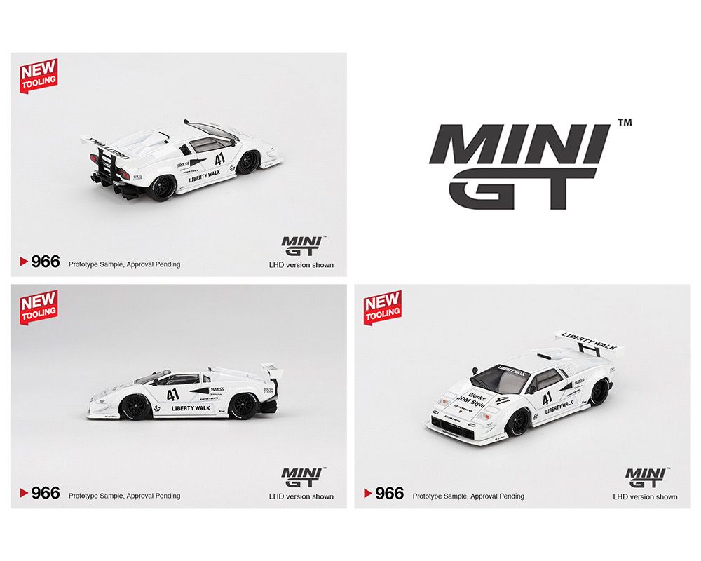 Lamborghini Countach LB-WORKS White 2024 TAS 吊卡版