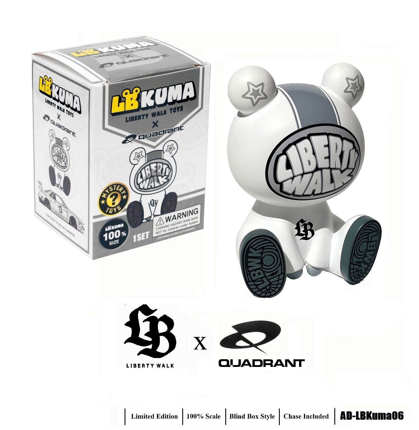 Liberty Walk x Quadrant collaboration 100% Kuma 預購下單區