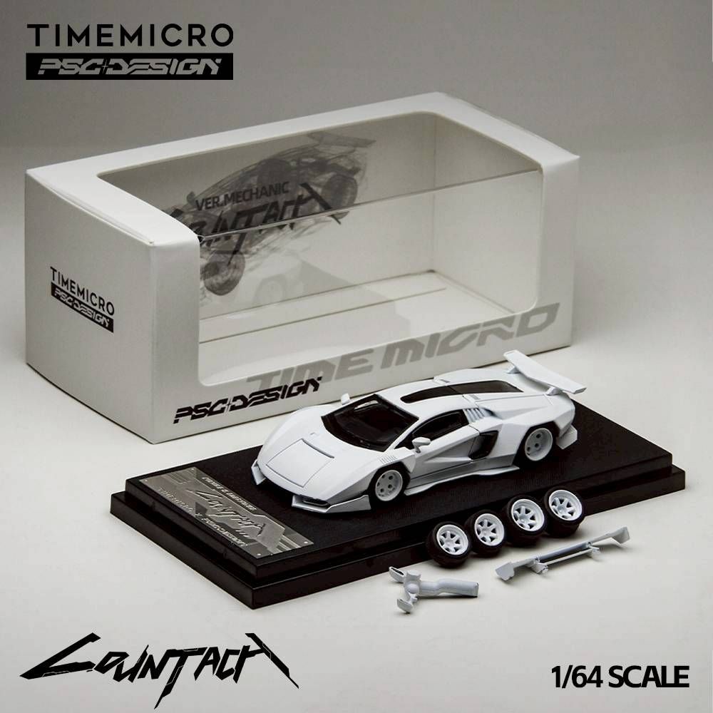 TimeMicro × PSC DESIGN 1/64 PSC Countach Diecast Model